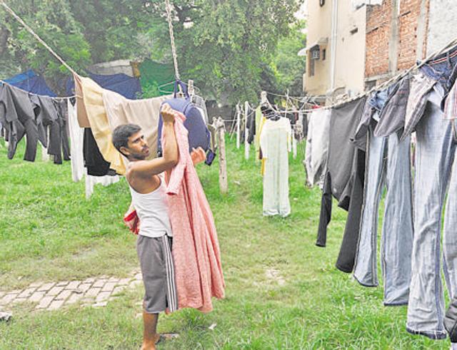 Le Corbusier sketched eight dhobi ghats in the master plan for Chandigarh, of which the oldest is in Sector 19.