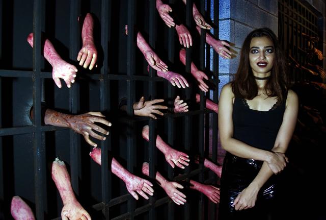 Radhika Apte poses at an event to promote the upcoming Netflix Indian horror series Ghoul in Mumbai. (AFP) Radhika Apte poses at an event to promote the upcoming Netflix Indian horror series Ghoul in Mumbai. (AFP)