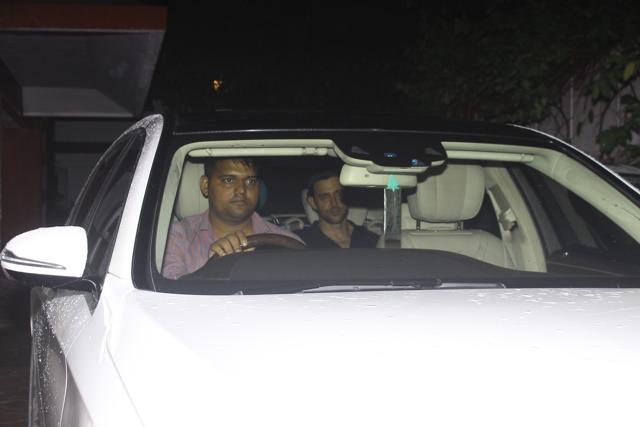 Hrithik Roshan at the home of Sussanne’s father, Sanjay Khan, in Mumbai. Hrithik Roshan at the home of Sussanne’s father, Sanjay Khan, in Mumbai.