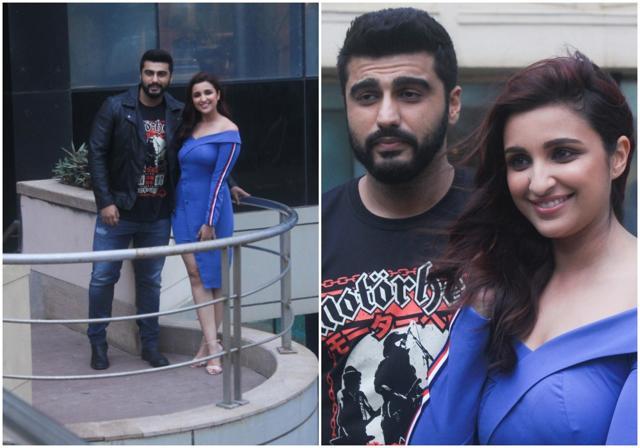 Arjun Kapoor, Parineeti Chopra promote their upcoming film Namaste England. Arjun Kapoor, Parineeti Chopra promote their upcoming film Namaste England.