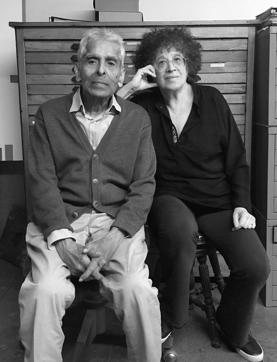 The portrait of Krishna Reddy (left) and his wife Judy, shot by Ram Rahman two months ago. The portrait of Krishna Reddy (left) and his wife Judy, shot by Ram Rahman two months ago.