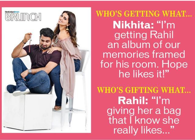 Nikhita has a dozen cousin brothers, but Rahil is special! (On Rahil: T-shirt, Burberry; jeans, Giorgio Armani; shoes, Jimmy Choo; watch, Tag Heuer. On Nikhita: Top, Mynah by Reynu Taandon; earrings, Silver Line Jewellery; shoes, Steve Madden) (Raj K Raj) Nikhita has a dozen cousin brothers, but Rahil is special! (On Rahil: T-shirt, Burberry; jeans, Giorgio Armani; shoes, Jimmy Choo; watch, Tag Heuer. On Nikhita: Top, Mynah by Reynu Taandon; earrings, Silver Line Jewellery; shoes, Steve Madden) (Raj K Raj)