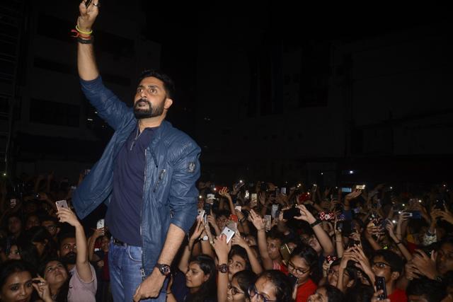 Actor Abhishek Bachchan during the promotion of his upcoming film Manmarziyaan in Mumbai. (IANS) Actor Abhishek Bachchan during the promotion of his upcoming film Manmarziyaan in Mumbai. (IANS)