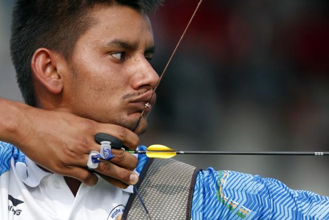 Jagdish Choudhary of India in action. (REUTERS)