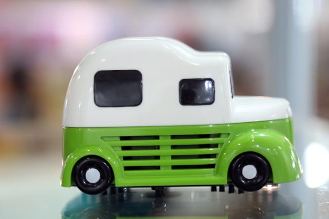 Desk vacuum cleaner in the shape of a mini truck is a hit with the hygiene freaks. Price: 
₹500; Stall: H7B-11C. (PHOTO: AMAL KS/HT)