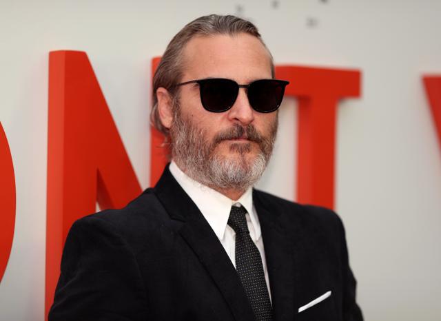 Joaquin Phoenix attends Amazon Studios premiere of Don't Worry, He Wont Get Far On Foot at ArcLight Hollywood. (AFP)
