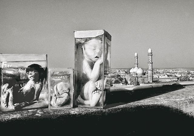 Foetuses that were aborted while escaping the Bhopal gas tragedy, photographed in 2001 (Raghu Rai) Foetuses that were aborted while escaping the Bhopal gas tragedy, photographed in 2001 (Raghu Rai)