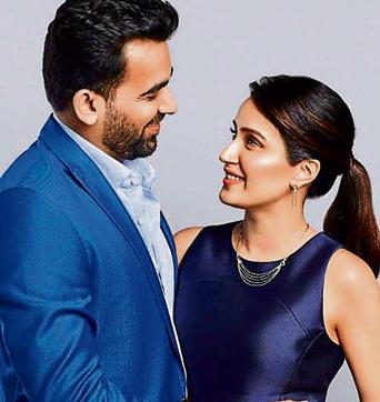 Zaheer Khan and Sagarika Ghatge Zaheer Khan and Sagarika Ghatge