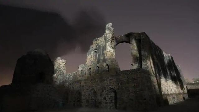 A view of the Feroz Shah Kotla fort. (Burhaan Kinu/HTPhoto)