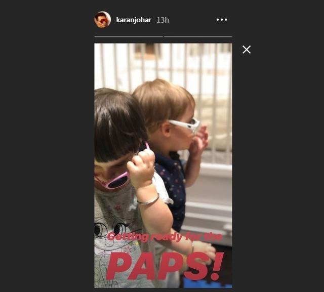 Yash and Roohi’s image was shared by their father, Karan Johar. Yash and Roohi’s image was shared by their father, Karan Johar.