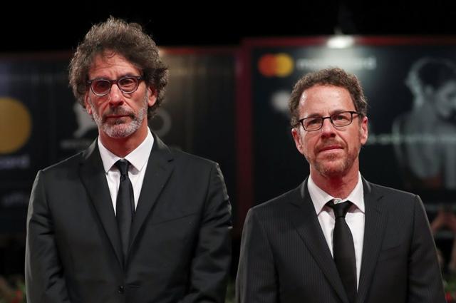 Directors Ethan Coen and Joel Coen pose at the screening of the film The Ballad of Buster Scruggs competing in the Venezia 75 section. (REUTERS) Directors Ethan Coen and Joel Coen pose at the screening of the film The Ballad of Buster Scruggs competing in the Venezia 75 section. (REUTERS)