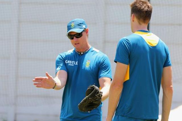 Lance Klusener and Morne Morkel (r) chat in the nets during the South African national cricket team training session at Sahara Stadium Kingsmead on December 23, 2015 in Durban, South Africa. (Getty Images) Lance Klusener and Morne Morkel (r) chat in the nets during the South African national cricket team training session at Sahara Stadium Kingsmead on December 23, 2015 in Durban, South Africa. (Getty Images)
