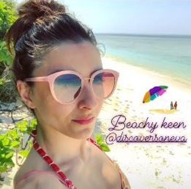 Soha Ali Khan’s beach mood.