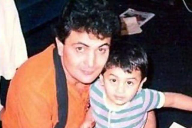 Rishi Kapoor with son, actor Ranbir Kapoor.