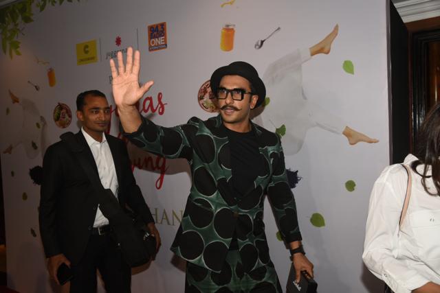 Ranveer Singh at the launch of Twinkle Khanna’s book Pyjamas Are Forgiving. (Manav Manglani) Ranveer Singh at the launch of Twinkle Khanna’s book Pyjamas Are Forgiving. (Manav Manglani)