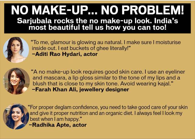 Celebrities and make-up enthusiasts share tips on sporting the no make-up look Celebrities and make-up enthusiasts share tips on sporting the no make-up look