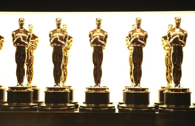 Oscar statuettes appear backstage at the Oscars in Los Angeles. (Matt Sayles/Invision/AP) Oscar statuettes appear backstage at the Oscars in Los Angeles. (Matt Sayles/Invision/AP)