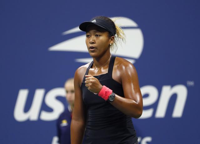 Naomi Osaka, of Japan, reacts after a point against Serena Williams. (AP Photo) Naomi Osaka, of Japan, reacts after a point against Serena Williams. (AP Photo)