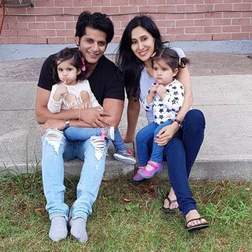 Actor Karanvir Bohra with his wife, Teejay Sidhu and their twin daughters—Bella and Vienna. (Photo: Instagram/ karanvirbohra) Actor Karanvir Bohra with his wife, Teejay Sidhu and their twin daughters—Bella and Vienna. (Photo: Instagram/ karanvirbohra)