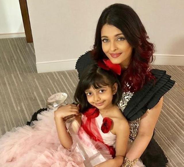Aishwarya Rai Bachchan with daughter Aaradhya.
