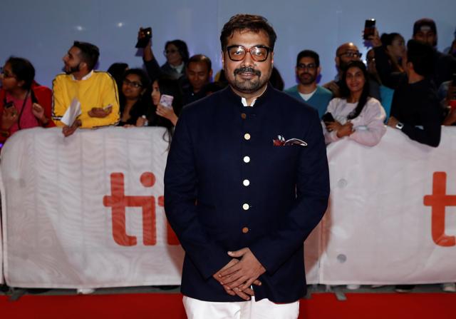 Director Anurag Kashyap arrives for the premiere of Husband Material at the Toronto International Film Festival in Toronto, Ontario, Canada, September 11, 2018. (REUTERS)