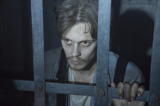 This image released by Hulu shows Bill Skarsgard in a scene from Castle Rock. (AP) This image released by Hulu shows Bill Skarsgard in a scene from Castle Rock. (AP)