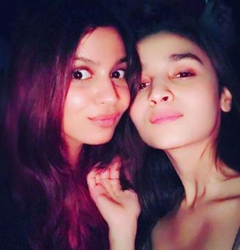 Alia Bhatt with sister Shaheen.