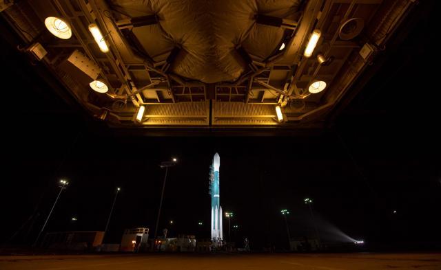 The United Launch Alliance (ULA) Delta II rocket with the NASA Ice, Cloud and land Elevation Satellite-2 (ICESat-2) onboard is seen at Vandenberg Air Force Base in California. (AFP Photo via Nasa) The United Launch Alliance (ULA) Delta II rocket with the NASA Ice, Cloud and land Elevation Satellite-2 (ICESat-2) onboard is seen at Vandenberg Air Force Base in California. (AFP Photo via Nasa)