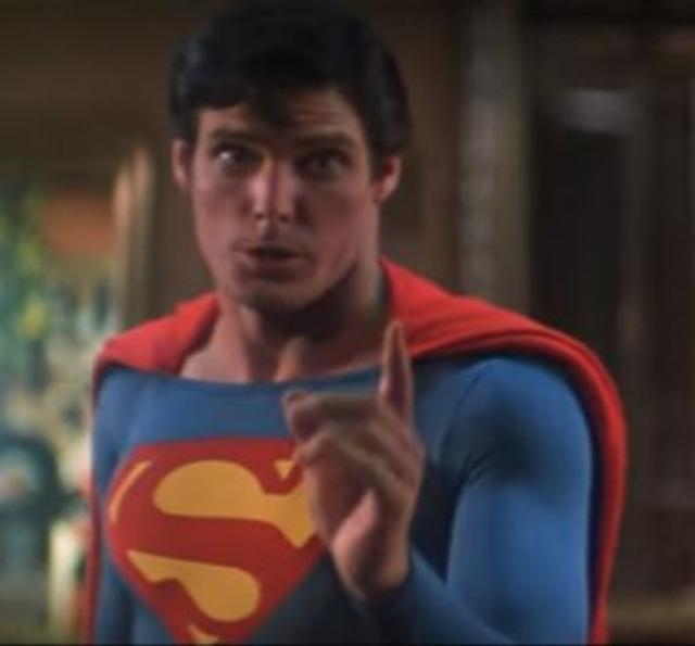 In 1978 the first Superman movie, directed by Richard Donner and starring Christopher Reeve came out. (Youtube)
