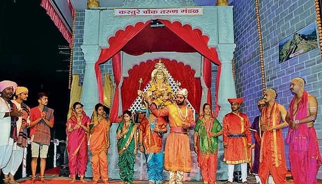 Kasture Chowk Tarun Mandal, 516, Ganesh Peth, on a cross road to Gurwar peth (RAVINDRA JOSHI/HT PHOTO)