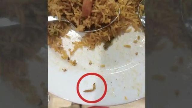 Ikea had taken off Vegetable Biryani off the menu after a man complained of finding a caterpillar in the dish served to him at the Hyderabad store. (HT Photo)