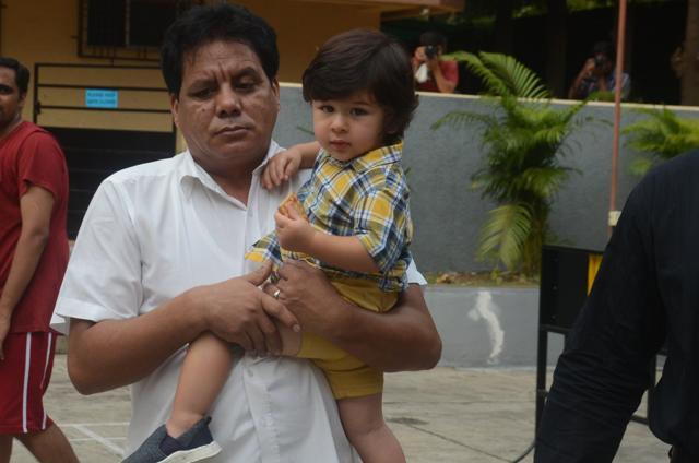 Taimur Ali Khan at Bandra.