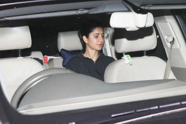 Katrina Kaif seen outside a clinic in Andheri. Katrina Kaif seen outside a clinic in Andheri.