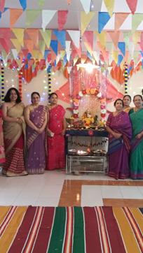 The members of the housing societies of Kalyaninagar residents association celebrated the festival in an eco-friendly manner. (HT PHOTO) The members of the housing societies of Kalyaninagar residents association celebrated the festival in an eco-friendly manner. (HT PHOTO)