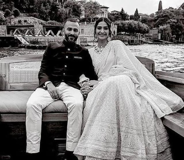 Anand Ahuja and Sonam Kapoor shared this photo from Lake Como.