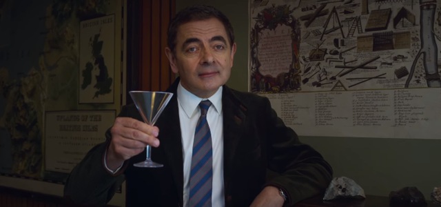 In his spare time, Johnny English is on the lookout for future intelligence agents.