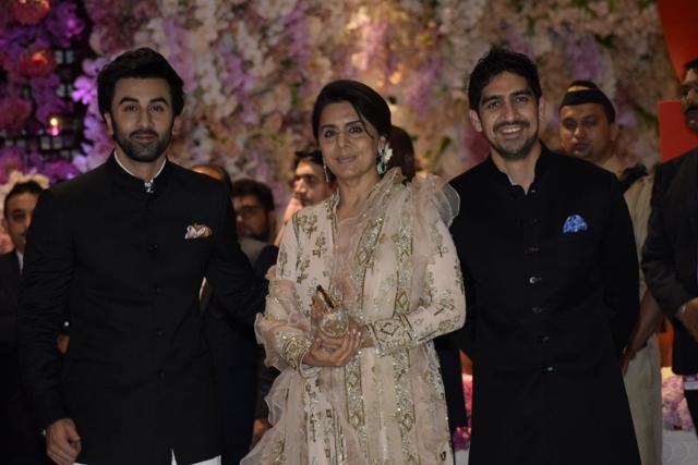 Ranbir Kapoor with his mother Neetu Kapoor and filmmaker Ayan Mukerji. (IANS) Ranbir Kapoor with his mother Neetu Kapoor and filmmaker Ayan Mukerji. (IANS)