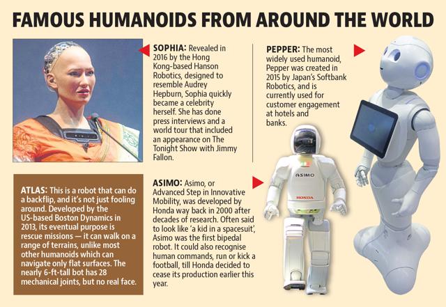 Watch: 'World's most advanced' humanoid robot, Ameca, draws a cat -  Hindustan Times