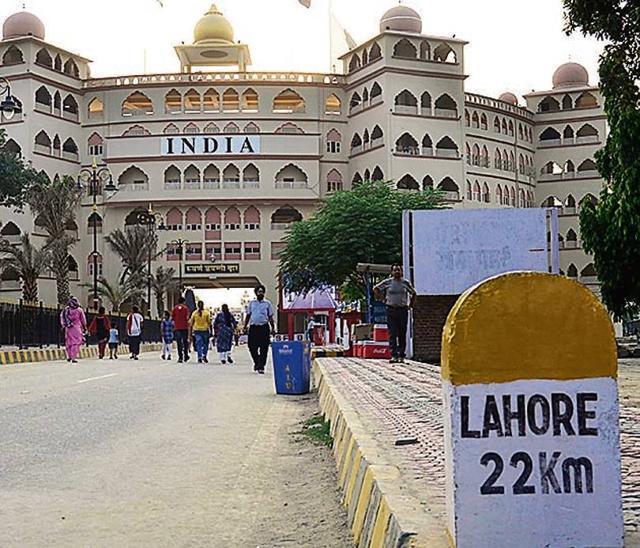 The spectator gallery at the joint check-post has a conference hall, 140 public toilets, 9 barracks for jawans, medical-aid room, a meeting hall, a dining hall, a kitchen, an army weapon exhibition room and a souvenir shop. (HT Photo) The spectator gallery at the joint check-post has a conference hall, 140 public toilets, 9 barracks for jawans, medical-aid room, a meeting hall, a dining hall, a kitchen, an army weapon exhibition room and a souvenir shop. (HT Photo)