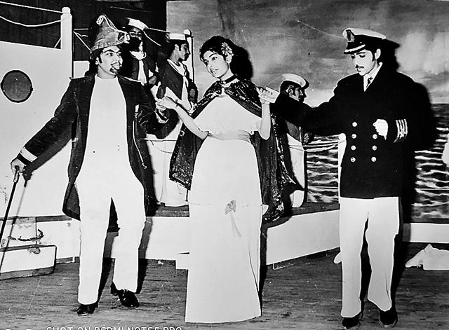 (From left) Kapil Dev’s wife Romi Dev, who was known as Ramani Bhatia there; actor, director and screenwriter Pamela Juneja Rooks, who is best known for the film ‘Train to Pakistan’ and former HSBC Bank CEO Naina Lal Kidwai, enacting a scene from the play HMS Pinafore in 1972. Former PM of Pakistan Benazir Bhutto was the guest of honour. (Courtesy: Pratibha Singh) (From left) Kapil Dev’s wife Romi Dev, who was known as Ramani Bhatia there; actor, director and screenwriter Pamela Juneja Rooks, who is best known for the film ‘Train to Pakistan’ and former HSBC Bank CEO Naina Lal Kidwai, enacting a scene from the play HMS Pinafore in 1972. Former PM of Pakistan Benazir Bhutto was the guest of honour. (Courtesy: Pratibha Singh)