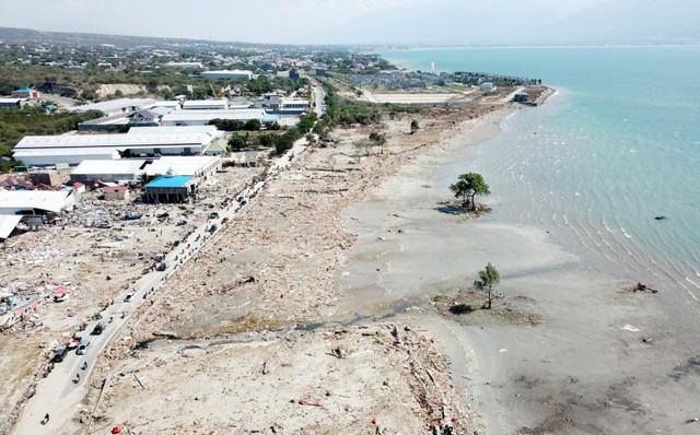 An aerial view of the Taipa beach area, following an earthquake and tsunami, North Palu, Central Sulawesi, Indonesia. (Reuters Photo) An aerial view of the Taipa beach area, following an earthquake and tsunami, North Palu, Central Sulawesi, Indonesia. (Reuters Photo)