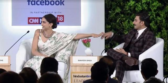 Deepika Padukone and Ranveer Singh’s PDA at HTLS 2018.