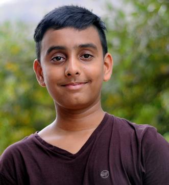 14-year-old Anthakarana from Shivamogga in Karnataka has been writing since he was nine. 14-year-old Anthakarana from Shivamogga in Karnataka has been writing since he was nine.