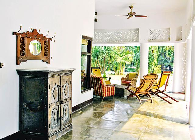 At TUTC’s Jaagir Lodge, you can lounge in these sunny verandahs (Kalpana Sunder) At TUTC’s Jaagir Lodge, you can lounge in these sunny verandahs (Kalpana Sunder)