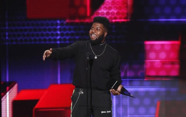 Khalid after receiving his award for male artist (Soul/R&B). (Reuters) Khalid after receiving his award for male artist (Soul/R&B). (Reuters)