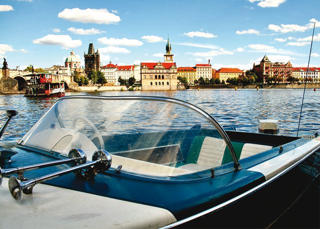 Take in the view across the Vltava River that bisects Prague and is the Czech Republic’s longest river (Surbhee Grover) Take in the view across the Vltava River that bisects Prague and is the Czech Republic’s longest river (Surbhee Grover)