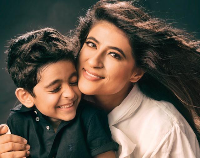 “Tahira’s son, Virajveer Khurrana felt happy that mama is back and her ‘pipes’ are off as he was waiting to play basketball with her (Subi Samuel) “Tahira’s son, Virajveer Khurrana felt happy that mama is back and her ‘pipes’ are off as he was waiting to play basketball with her (Subi Samuel)