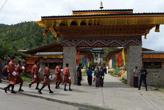 Bhutanese college students at the Royal University of Bhutan in Thimphu. (AFP Photo) Bhutanese college students at the Royal University of Bhutan in Thimphu. (AFP Photo)