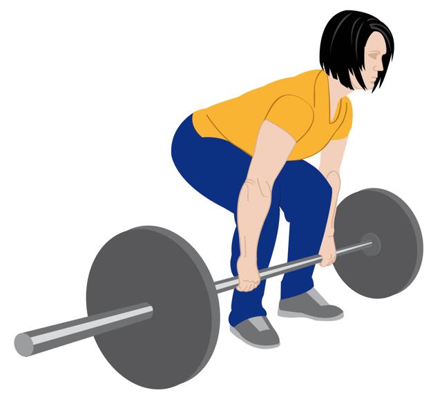 Compound exercises like deadlifts will lead to strong bones (Illustration by Mitrarun Halder) Compound exercises like deadlifts will lead to strong bones (Illustration by Mitrarun Halder)
