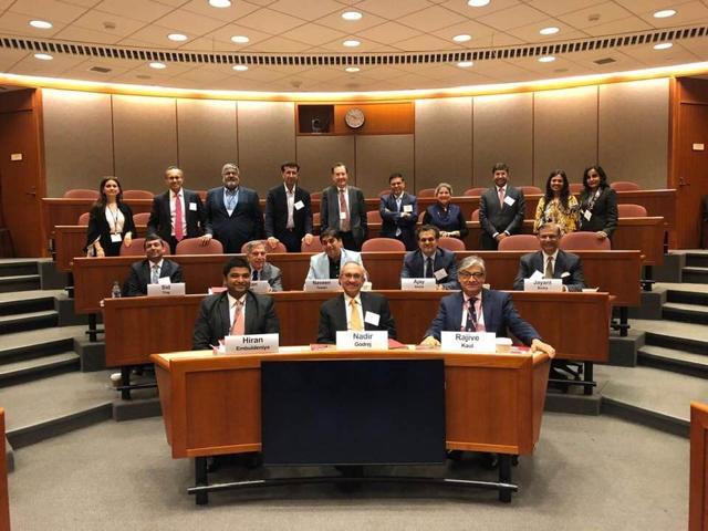 Top corporate leaders at the Harvard meet.